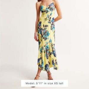 Abercrombie dress. Mermaid slip maxi dress. Wore 1x. Clean in perfect condition